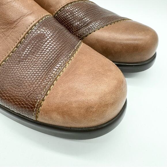 SAS Nora Slip On Comfort Shoe Loafer In Auburn/Lizard Brown 9.5 Office Minimal - Picture 3 of 11